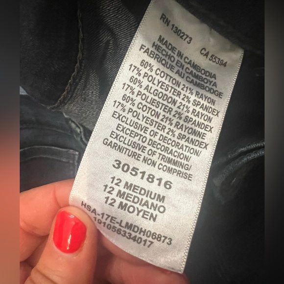 Lee Dark Blue Straight Leg Women's Jeans size 12 (M112) - Picture 5 of 9